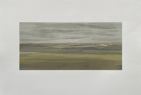 Downs I, 2024, screenprint, 14 x 30 cms