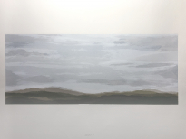 Downs II, 2025, screenprint, 16 x 40 cms