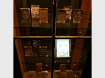 One Minute (detail), 2011, digital prints, perspex & LCD screens, Gallery of Wonder, Newcastle University