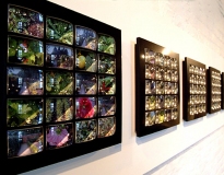 Thinking Path (detail), 2004, Glass lenses, polypropylene and digital print Shrewsbury Museum and Art Gallery