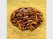 Bullets I, 1999, African beeswax & lead bullet (Royal Engineers Collection)