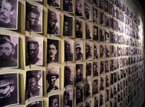Portraits (detail), 1999, inkjet prints on paper (images held by the Royal Engineers Library & Archive), each image 14 x 10 cms